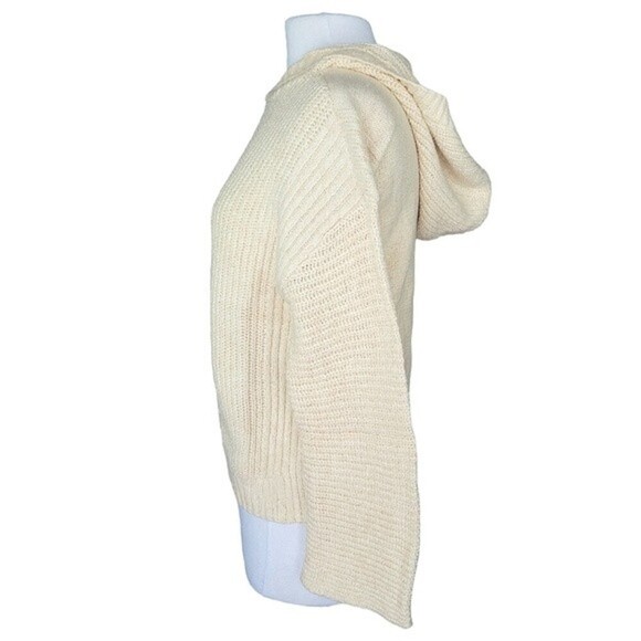 Abound Beige Hooded Sweater Size S NWT - Picture 3 of 11